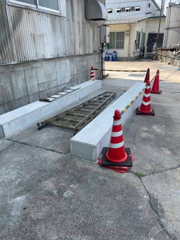 枚方市　タンク設置基礎工事